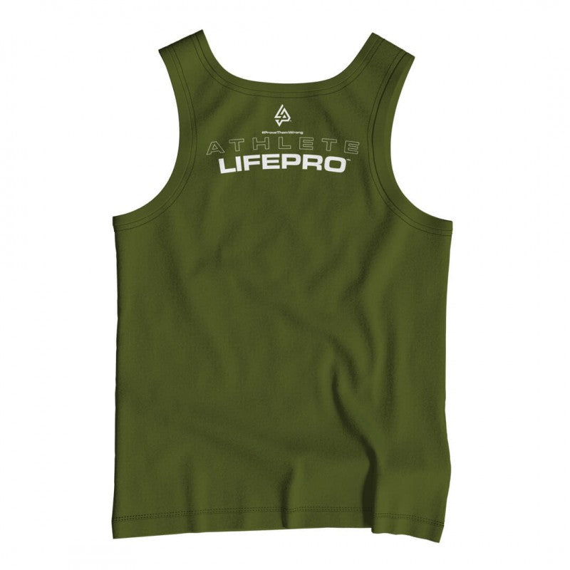 Life Pro Technical Tank Top Green Army