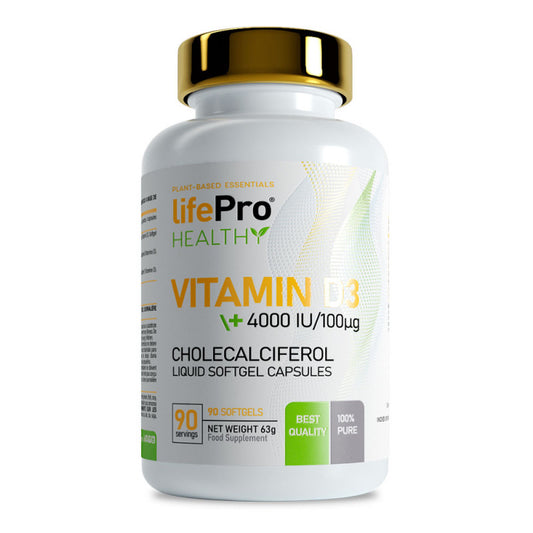 Vitamina d3 4000 Ui With Olive Oil 90 Softgels