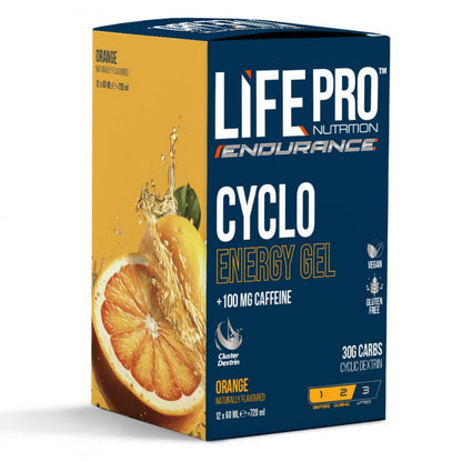 Endurance Cyclo Energy Gel Caffeine 12X60Ml